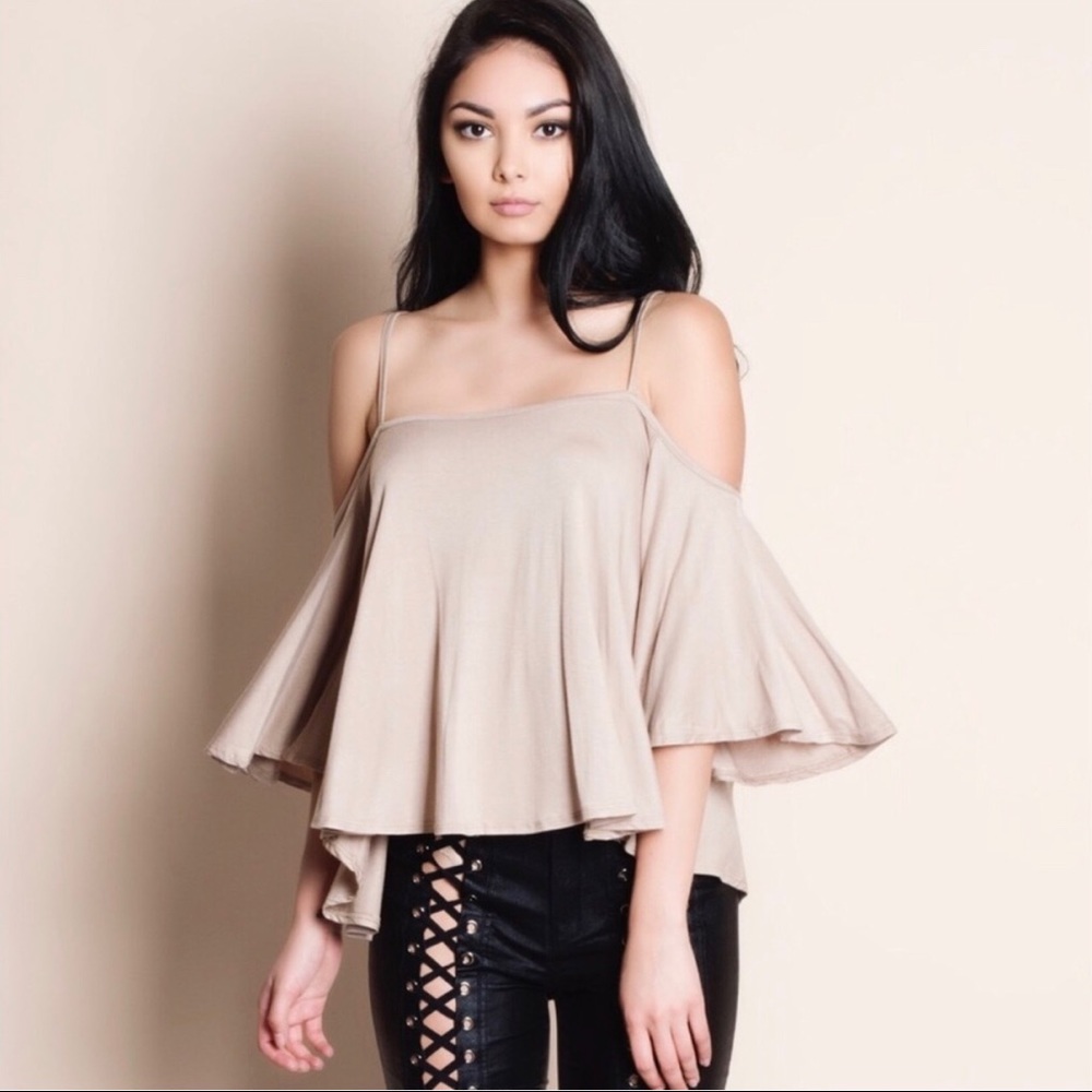 Aluna Levi Cold Shoulder Cami Tank - Picture 2 of 4
